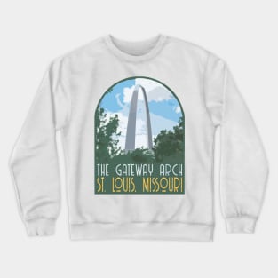 Gateway Arch Decal Crewneck Sweatshirt